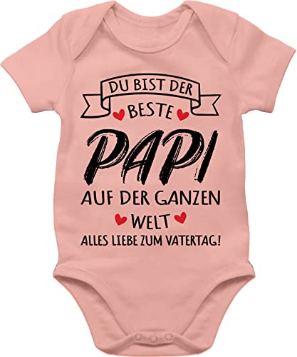 Shirtracer - Baby Body Kurzarm - Geschenk - Beste Papa der Welt Geschenke | Alles liebe zum Vatertag