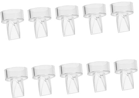 TOYANDONA 50stücke -duckbill- Für Handmilchpumpen - Anti-reflux Design Kompatibel Mit Standard-saugern Für Stillende Mütter Lebensmittelechtes Material