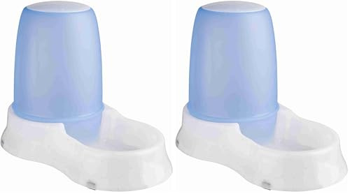 Trixie Futter- und Wasserspender für Katzen und Hunde: 1,5 l, zufällige Farbe (Packung mit 2)