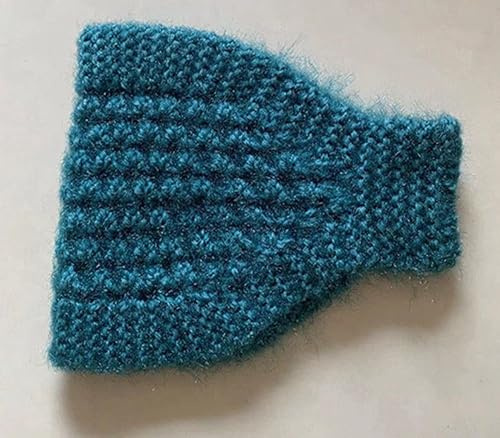 LUMoony Damen Winter Strickmütze Zöpfen Loch Loop Strickschal 1Pcs Grobstrick Wintermützen Weiche Beanie Warme Ponytail Slouch Beanie Mütze Winter mütze mit zopfloch für Damen Slouch Beanie