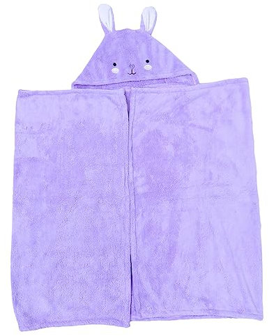 GRIRIW Kapuzenbadetuch Für Junge Mädchen Cartoon Design Kinderbadetuch Atmungsaktiv Babywickeldecke Mit Kapuze Schnelltrocknende Kinderbadedecke Und Warm