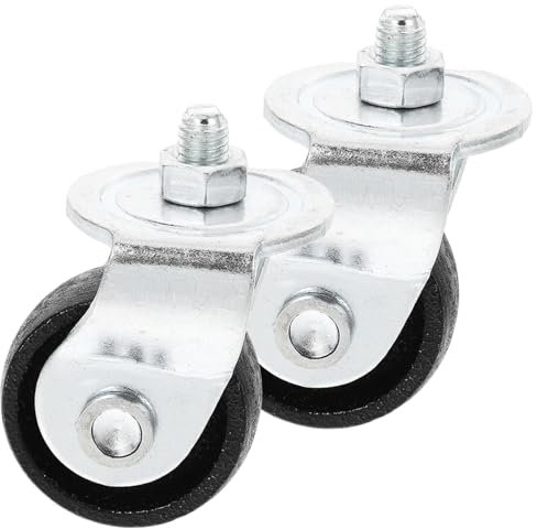 Mikinona 2 Stück Hydraulische Wagenheber Räder Caster Wheels Generische Wagenheberrollen Für Tonnen Wagenheber Flexible Und Stabile Unterstützung Für Ihre Garage