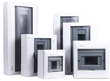 Scatola di distribuzione elettrica Scatola di distribuzione elettrica Regolabile for Esterni a 2-4 Vie con Scatola di derivazione elettrica con Recupero Posteriore in Metallo(HT 18-20WAY)