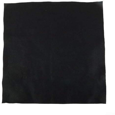 Besttoolifes Kohle-Filz-Schweißdecke, hitzebeständig, feuerfeste Isolierung, 300 ± 5 % g/m², 50 x 50 cm, feuerfestes Gewebe für Taschenlampe, Sanitär, feuerfester Stoffflappen, Grill
