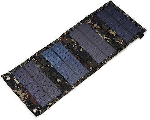 Générique 1 Jeu Panneaux Solaires Panneau Solaire Usb Équipement De Charge Solaire Extérieur Mobile Solaire Panneau Solaire Portatif Chargeur De Portable Chargeur Pile Camouflage Monocristal