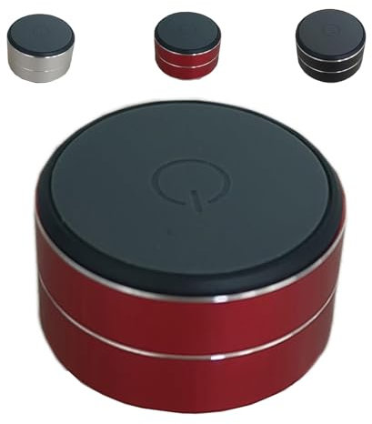AiQiMinHao Buzzgo Speaker, Bluetooth Mini Speaker Bone Conduction, Mit Saugnapf Tragbarer kabelloser Outdoor Mini Lautsprecher, Stereo-Sound Kreativer Lautsprecher, für Hause, draußen, Reisen (Rot)