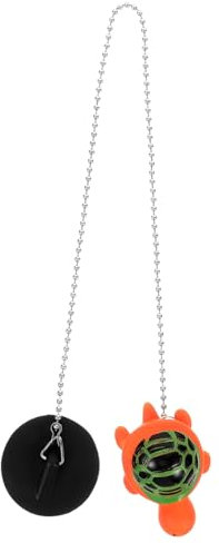 PartyKindom per da Bagno a Forma Carretto in Gomma Catena Tappi Riutilizzabili per e Scarico Resistente e Facile da Usare Adatto per Bagni e Vasche