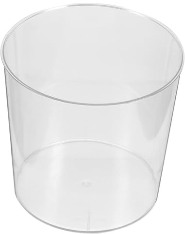 Operitacx Papelera de Escritorio Transparente Basura para Oficina Basura de Mesa Organizador para y Trabajo