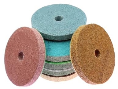 Disco abrasivo flessibile in spugna di nylon da 7 pezzi 4/100 mm, compatibile con tampone for lucidatura in pietra marmo(MIX)