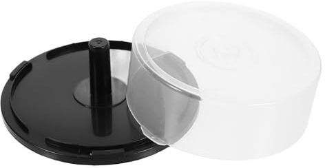 UTHCLO Contenitore Porta CD e Dvd in Plastica Nero 25 Dischi | Soluzione Leggera e Versatile, Uso Casa e Ufficio, Design Semplice ed Elegante, per Archiviazione Pratica