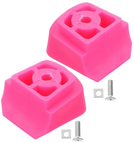 Milisten Accesorios para Patines 2 Piezas Tope de Freno Ajustable para Patines en Línea, Bloque de Freno Resistente para Patinaje Júnior en Exteriores