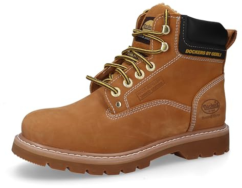 Dockers by Gerli 23da104-300910, Bottes Classiques Homme - Beige (golden Tan 910), 43 EU