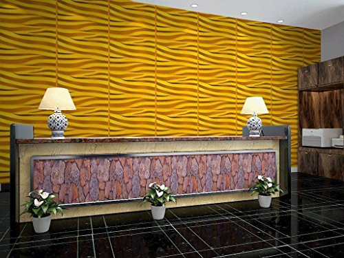T&R Natural Bamboo 3D Wall Panel Decorative Wall Ceiling Tiles Cladding Wallpaper 6 m²