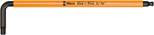 Wera 05022634001 3/16 x 154 mm 950 SPKL Hex Key - Silver
