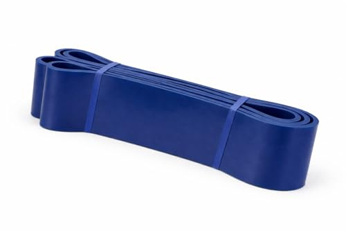 Motståndsband Motståndsband Blå 65–175 lbs/30–80 kg FFitness | 6,5 cm bredd | Högkvalitativa fitnessband för pilates, yoga, styrketräning, sjukgymnastik och rehabilitering -