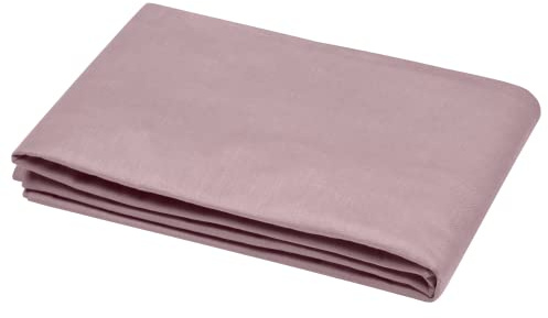 STOF Bettbezug – Größe 260 x 240 cm – 100% Baumwolle Öko-Tex Zertifiziert – Farbe Altrosa – Modell Eden – Bettwäsche für Zuhause, ideal für Doppelbett, Queen oder King Size, für 2 Personen