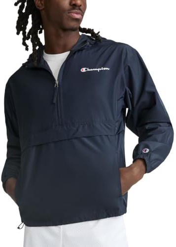Champion Men's Stadium Packable Jacket, Deep Navy, 3X-Large