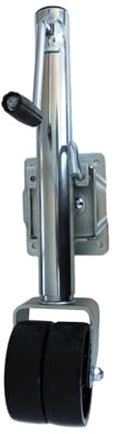 QICBYING Anhänger Stützrad - Schwerlast Anhänger Stützrad, 15.2 cm Zweirad-Seitenwippen-Wagenheber, 680 kg Tragkraft, 25.4 cm Hub, Bootsanhänger-Wagenheber, für Camping, Yachtanhänger, Wohnmobile