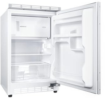 Respekta Frigorífico bajo encimera/en blanco/81,5 x 49,5 cm/82 L de capacidad útil/puerta reversible/patas ajustables/descongelación automática en la parte frigorífica/UKS110-11