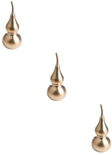 RORPOIR 3pcs Chic Gourd Ornament Gourd Decor for Home Desktop Art Chinese Craft