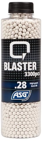 Munición de Airsoft ASG Q Blaster | Botella de 3300 Bolas de 0,28gr Calibre 6mm BB´s PVC