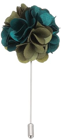 PATIKIL Boutonnière Mariage Homme en Forme, Épingle de Revers pour Hommes, Fleurs de pour Costume de Mariage, Broche d'Anniversaire Remise des Diplômes