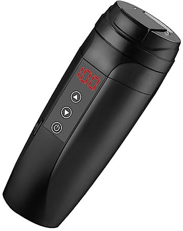 Cabilock Taza De Viaje Calentada Eléctrica Ventosa Para Coche 90w Adecuado Para Té y Sopa