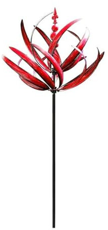 Reflective Pinwheels with Wind For Gardens And Patios Large Metal Wind Sculpture () For Outdoor Decoration Art Comes From Life Engineering Kits Kids 14-16 (A, 90X20X20cm)