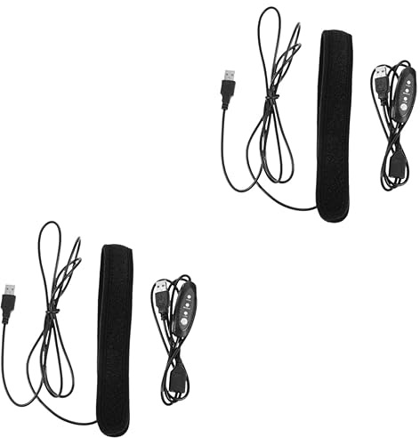 DIYEAH 2 Piezas Calentador de Lentes USB Ajustable para Cámara y Telescopio Prevención de Condensación Temperatura Compatible con Cámaras y Accesorios Material Neopreno Duradero