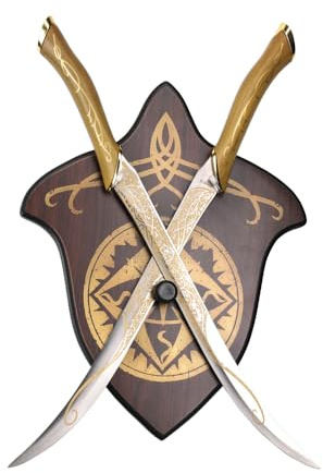 57 SPECIAL REPLICAS Schwert Echt Metall inspiriert von LOTR The Rings of Power Sting Legolas Oakenshield Orcrist Thorin Glamdring Herugrim Boromir Angmar Ringwraith Gimli (Legolas 2 Schwert JT6036-A)