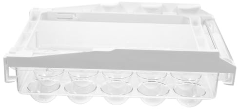 GALPADA Boîte Rangement Œufs Frigo Suspendue Transparent Support Œufs Réfrigérateur Gain de Place Organisateur Multi-compartiments pour Cuisine Compacte