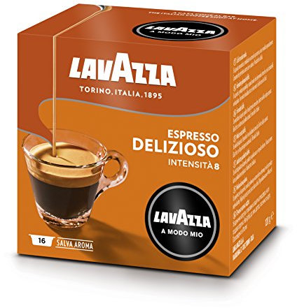 Lavazza Capsule Caffè A Modo Mio Espresso Delizioso - 2 confezioni da 16 capsule [32 capsule]