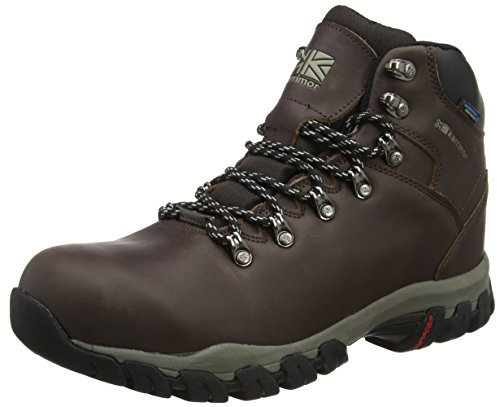 Karrimor Mendip 3 CH weathertite waterproof leather walking boot, Dark Brown, UK 9