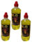 3 botellas de gel combustible de 1 litro para chimeneas de gel, de etanol, de pared, de suelo