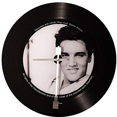 Widdop HOMETIME Photo Record Glass Wall Clock 38cm Diameter W7967