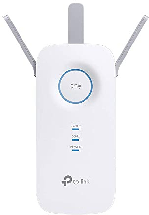 TP-Link AC1900 MU-MIMO Dual Band Mesh Wi-Fi Range Extender, connect with any Wi-Fi router UK Plug (RE550) (Renewed)