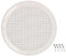 KOTARBAU® Griglia di ventilazione rotonda Fi 200 mm bianco con griglia di protezione dagli insetti