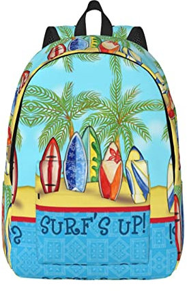 KoNsev Surfbrett-Laptop-Rucksack, Reiserucksack, Arzttasche, schwarz, Rucksack, stilvoll, leicht und funktional, Schwarz , M