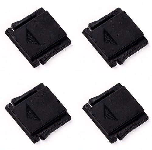Camera hot Shoe Protective Cover, hot Shoe Camera caps, Suitable for Most DSLR Cameras from Sony, Canon, Nikon, Panasonic, etc. Plastic Black 4pcs