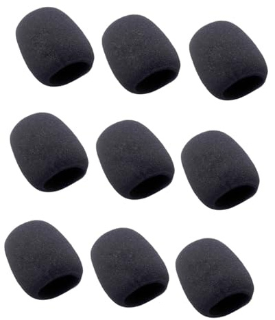 Parliky 9pcs Noise Microphone Cover Eva Protective Dust Filter for Voice Tube Microphone Use Karaoke