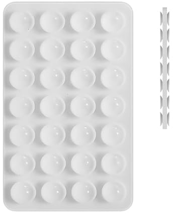 supporto a ventosa per telefono in silicone, custodia a doppia faccia, supporto compatto per smartphone, per selfie