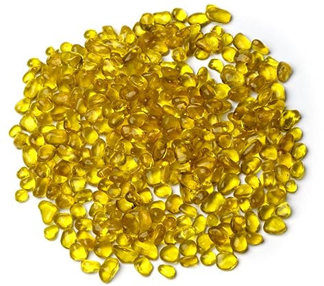 Ciieeo 500g Glass Gravel Crystal Glazed Stones for Aquarium Decoration Fish Tank Ornament Artificial Stones for Fish Tank and Vase Flowerpot