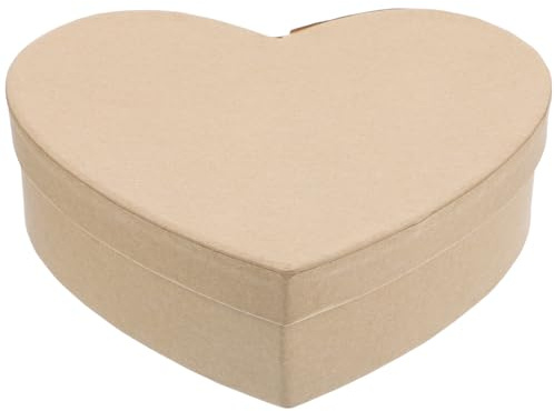 Yardenfun Kleiner Schachtel aus Kraftpapier Herzförmiger Blumenkasten als Geschenkverpackung für Valentinstag mit Praktischer Größe für Süßigkeiten und Kleine Geschenke