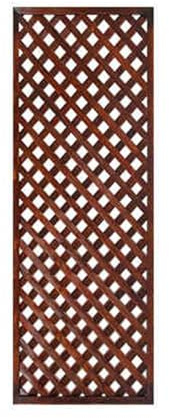 XTGDIEM Panneaux De Treillis Jardin en Bois, Clôture D'intimité Décorative Et Séparateur Pièce/Jardin for Patios, Jardins, Balcons Ou Arrière-Cours(50x150cm)