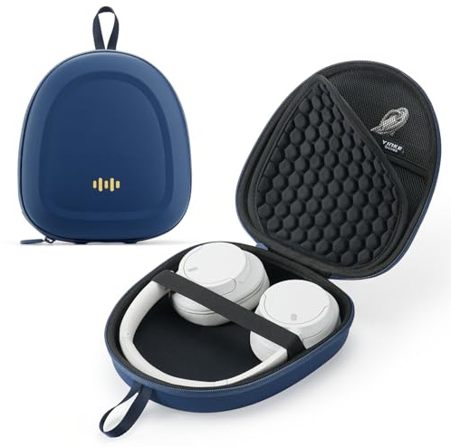 Kopfhörer Taschen Over Ear Hart für Sony/JBL/Soundcore/Bose/Skullcandy/BERIBES, Verbessertes stoßdämpfendes Design, Kopfhörer Hülle Case Universal