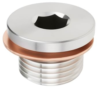 VGOL Vis de Vidange d’Huile m18x1.5 avec Joint Compatible avec Porsche Boxster 1997-2009 et Boxster S 2000-2008 Remplace OEM 900-219-009-30