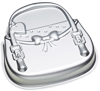 SWEETLY DOES IT Kitchen Craft Kuchenform Handtaschen-Form 29x26x5cm in Aluminium, Silber, cm, 12 x 17 x 22 cm, 1 Einheiten