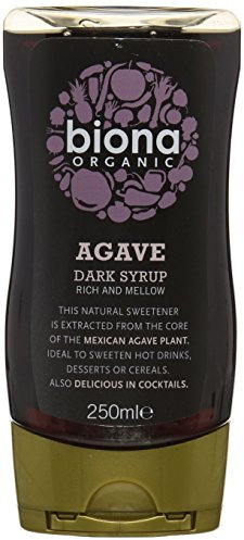 Biona Dark Squeezy Agave Syrup, 250 ml