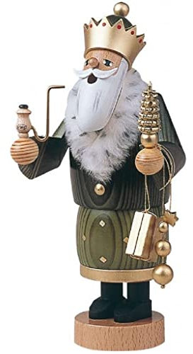 Smoking figure Balthasar 22 cm smoke figure Räuchermännel smoking man Erzgebirge