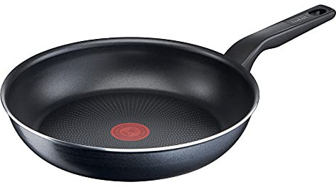 Tefal C38506 XL Force Bratpfanne 28 cm | Antihaftversiegelung | widerstandsfähig | robust | Thermo-Signal | Diffusion Base Pfannenboden | extragroße Form | stabiler Griff | Schwarz